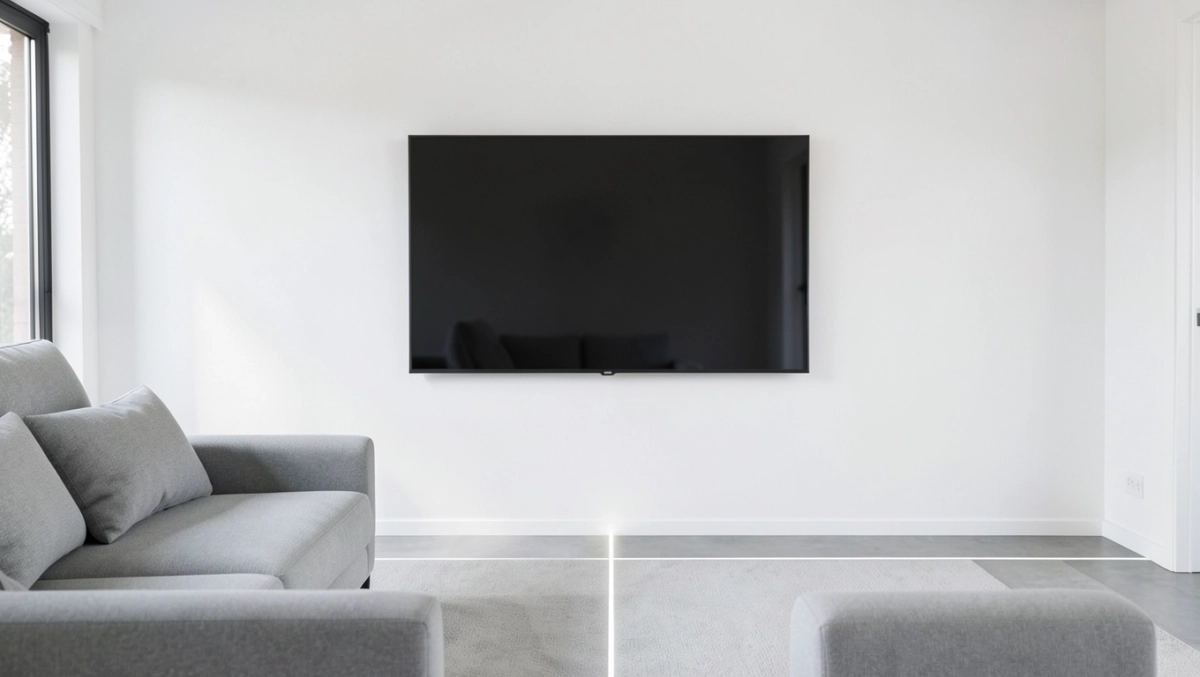 Na jakiej wysokości telewizor 55 cali na ścianie