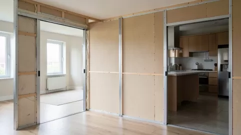 Jak zrobić ściankę działową z drzwiami